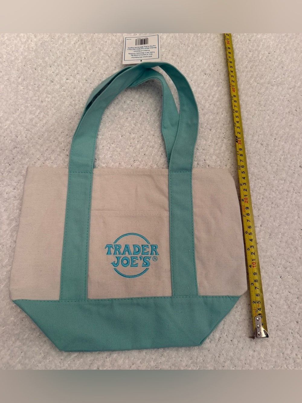 Trader Joe's Mini Canvas Totes (MANY COLORS AVAILABLE) - Sets/bundles available - Picture 7 of 11